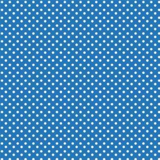 Prikkort Papier 14x28cm 50 Blatt wei&szlig;e Punkte auf farbigem Hintergrund blau