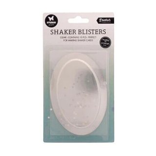 10 shaker oval Blister SL Nachfüllpackung Schüttelfenster Schüttelkarte