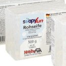 Soapyfun Rohseife Block 500gr transparent vegan Glycerin...
