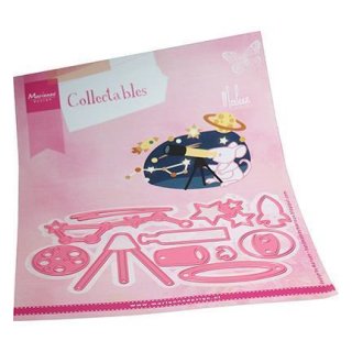 Collectables Marianne Design Stanzschablone Teloskop Sterne Weltall Rakete