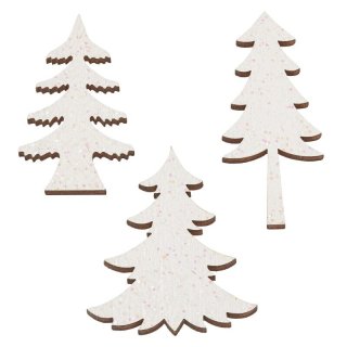 Holz Silhouettenschnitt weiß beglimmert Weihnahtsbaum Baum Holz Tannenbaum Tanne