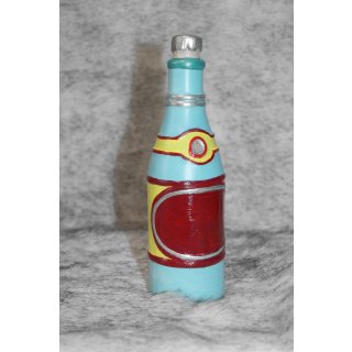 1 Spardose Sparflasche Keramikflasche Tonrohling  Terrakotta Flasche zum Sparen