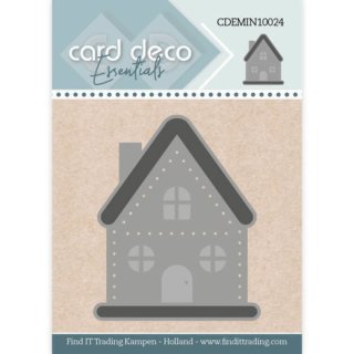 Stanzschablone für Stanzmaschine card deco mini Haus Stadthaus Reihenhaus
