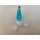 Acryl Streudeko Deko Miniatur Minigarten Wasserglas 4 Gläser + blaue Flasche