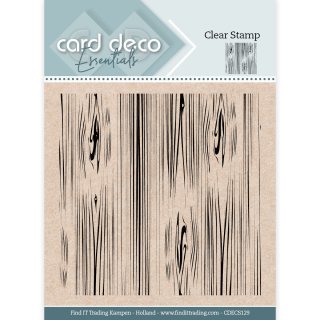Clear Stamps Stempel card decoHolzmaserung Holzstruktur Hintergrund Ministempel