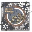 Stanzschablone Precious Marieke Birds & Berries Cyrcle Kreise mit Blüten