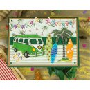 Yvonne Creations Summer Vibes Surf Vibes Bus Palme...