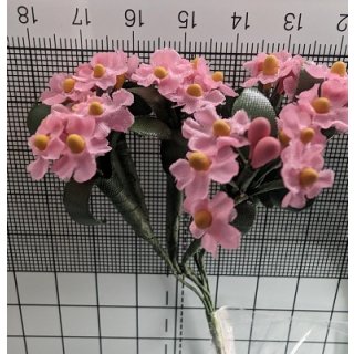 1 Bund Vergissmeinnicht Sträusschen 6 Zweige a 5 Blüten Miniatur Dekozweig rosa